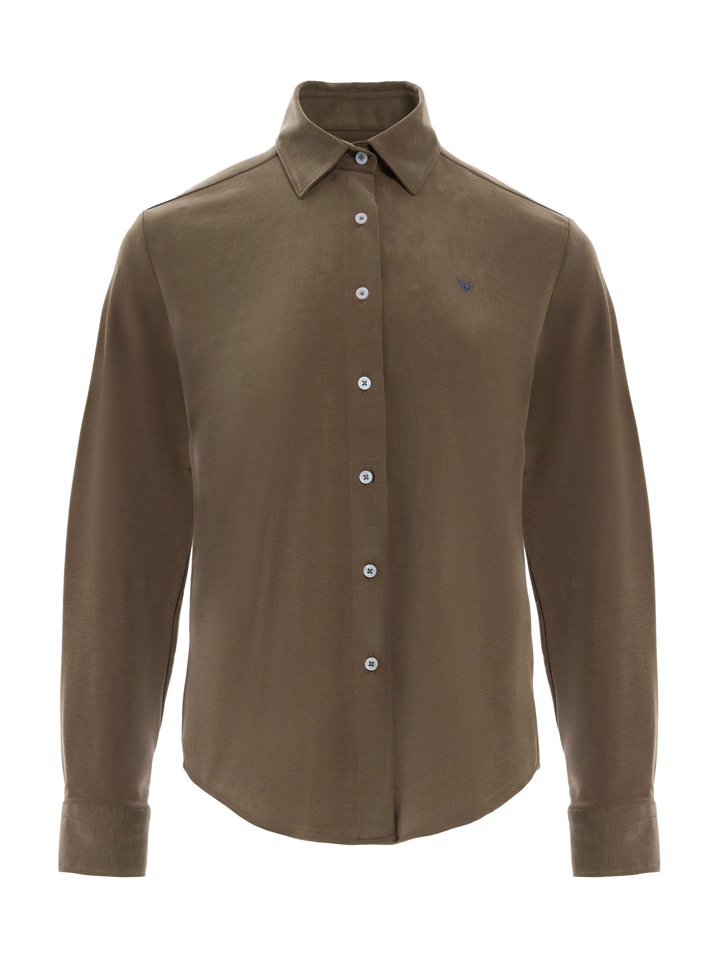 NOWIHT - Blusa 'Cosima' en verde: frente