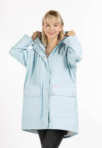 Manteau fonctionnel MYMO en bleu : devant