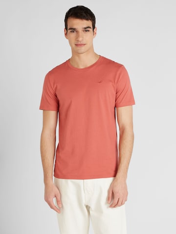 HOLLISTER - Camisa 'SEASONAL COLORS' em vermelho: frente