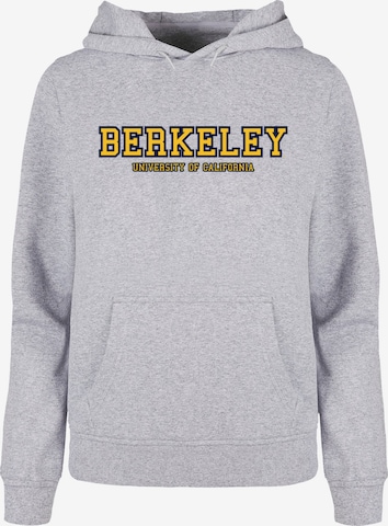 Merchcode Sweatshirt 'Berkeley University' in Grey: front