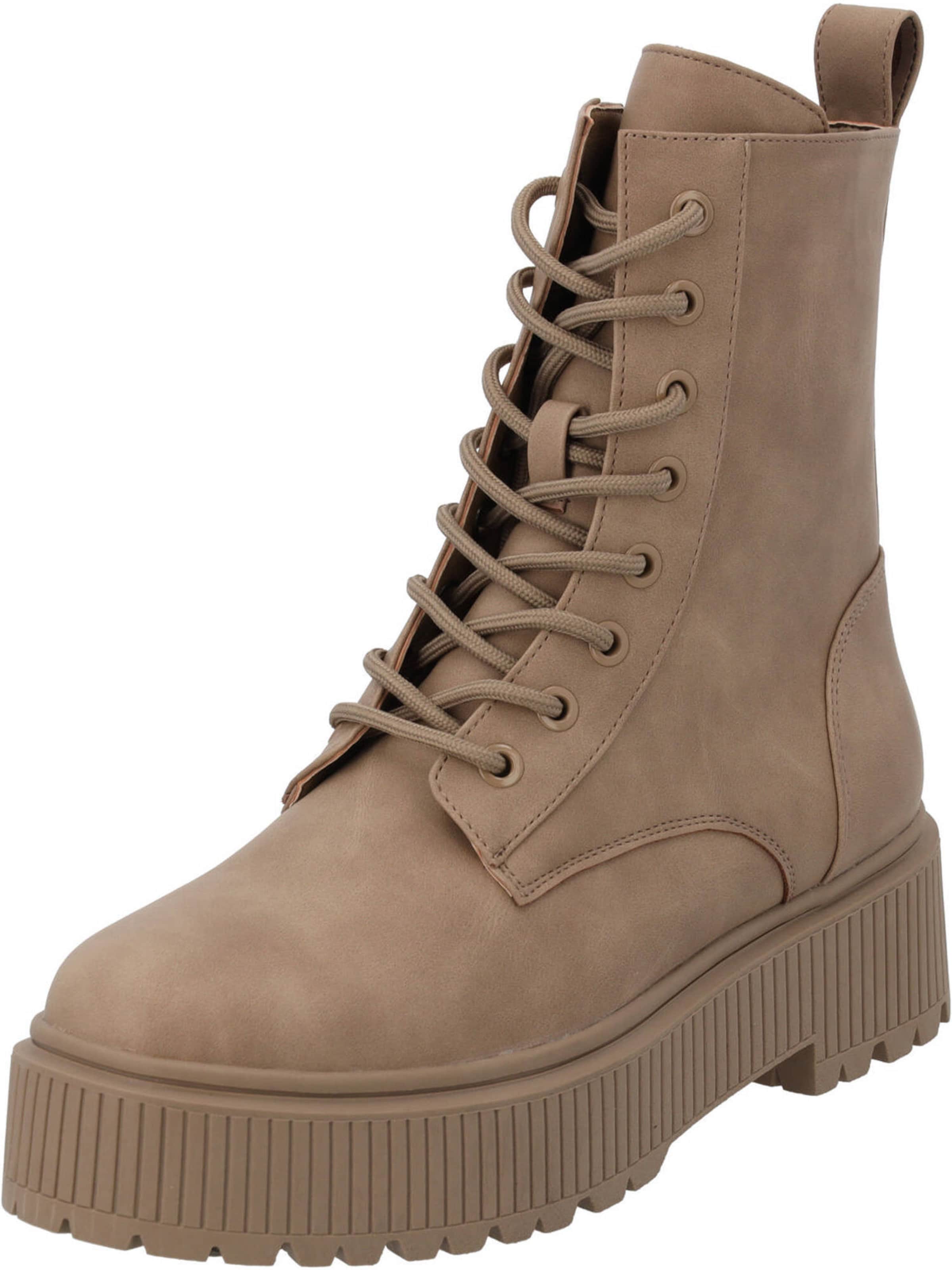 Palado Šněrovací kozačky – béžová: přední strana