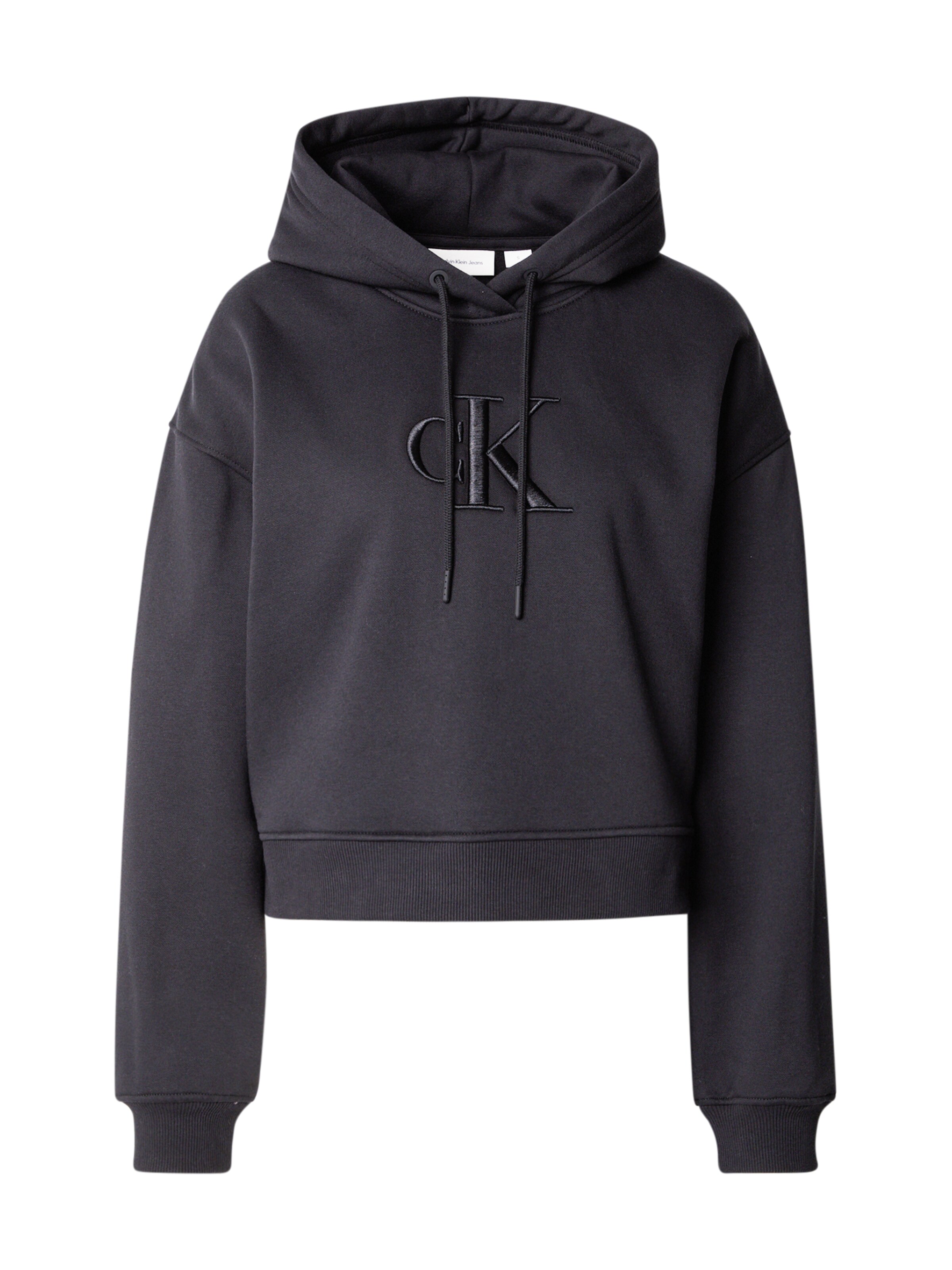 Calvin Klein Jeans Sweatshirt in Black: front