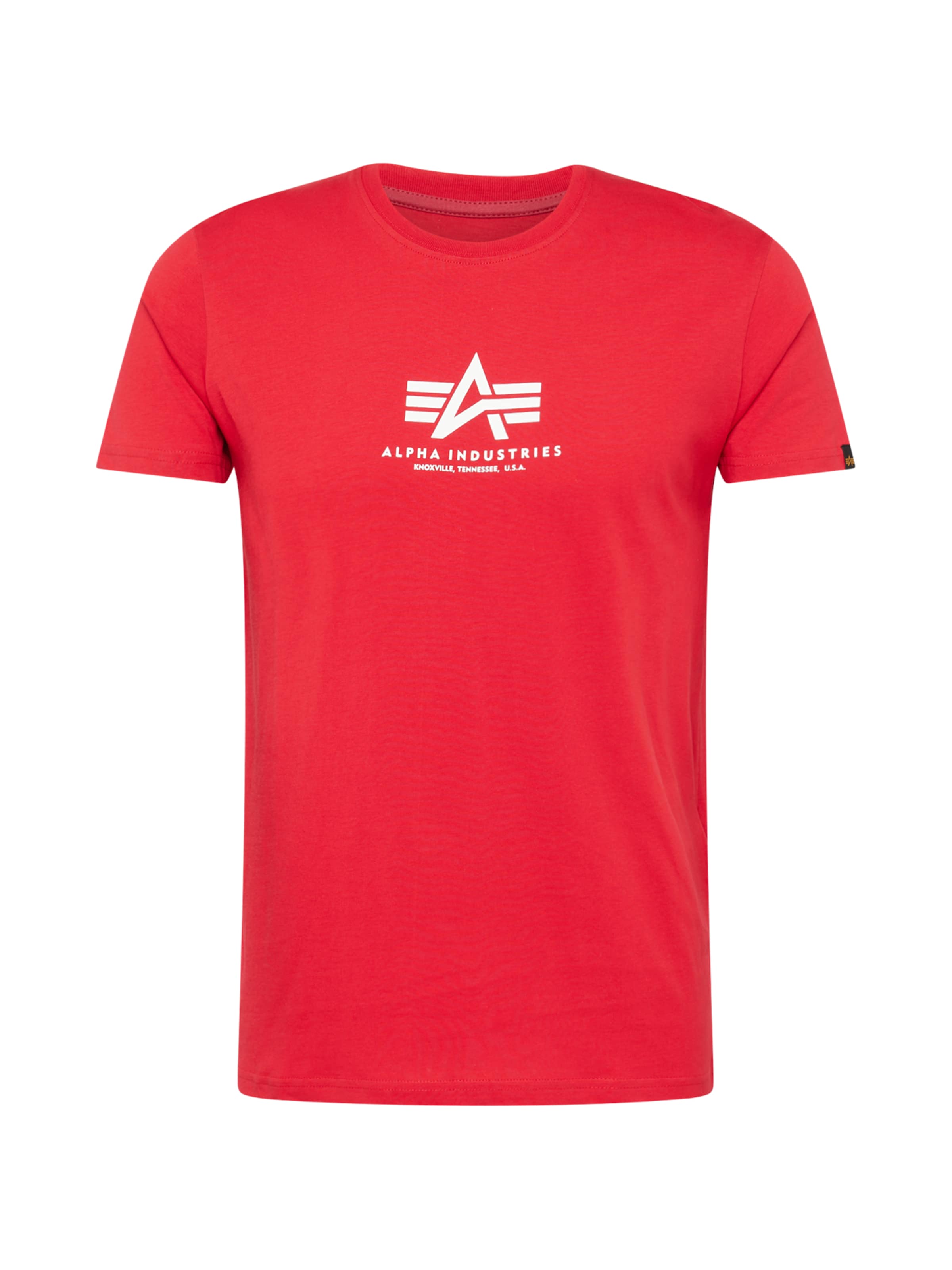 T-Shirt ALPHA INDUSTRIES en rouge : devant