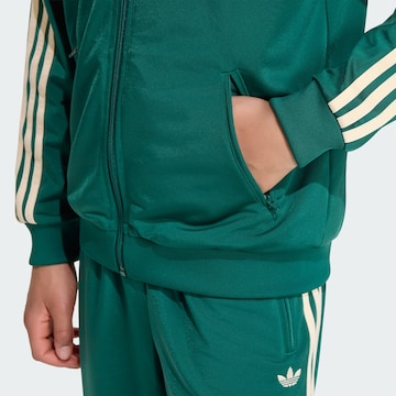 ADIDAS ORIGINALS - Casaco em moletão em verde