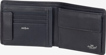 GOLDEN HEAD Wallet 'Capri' in Blue: front