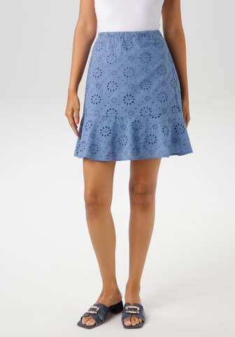 Aniston CASUAL Skirt in Blue: front