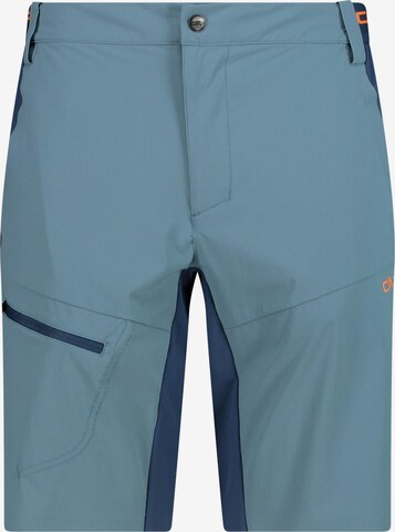 CMP Regular Outdoor Pants in Blue: front