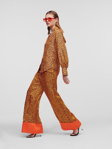 Karl Lagerfeld Bluse i orange