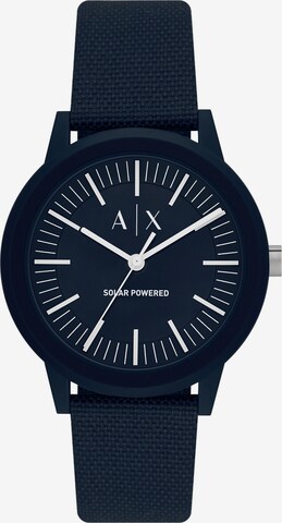 ARMANI EXCHANGE Analoguhr in Blau: predná strana