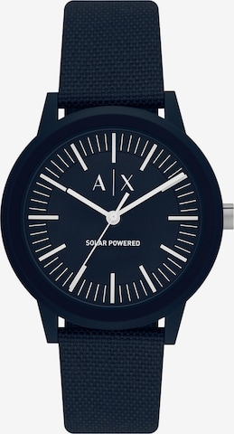 ARMANI EXCHANGE Analoguhr in Blau: predná strana