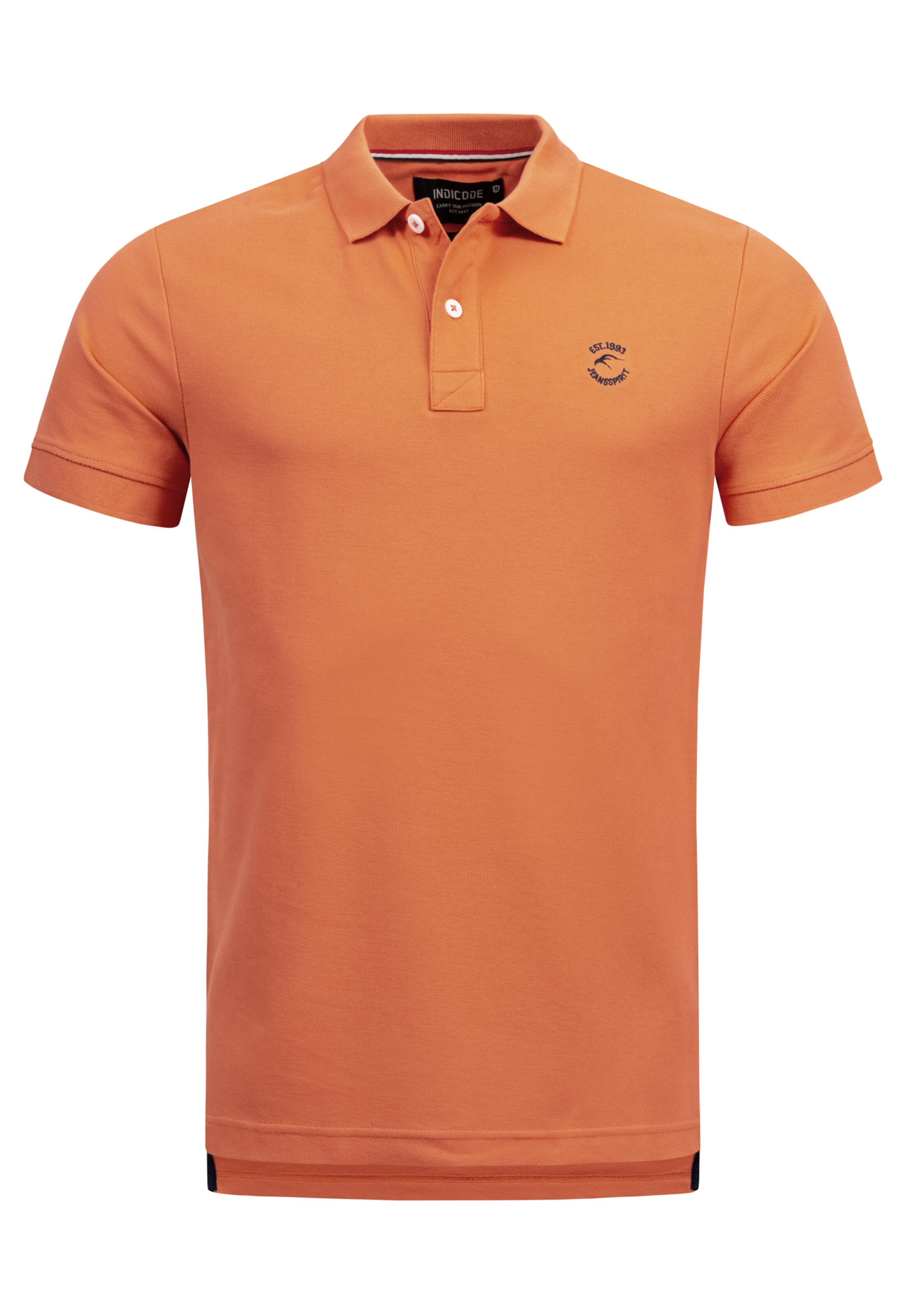 INDICODE JEANS Shirt ' Wadim ' in Oranje: voorkant