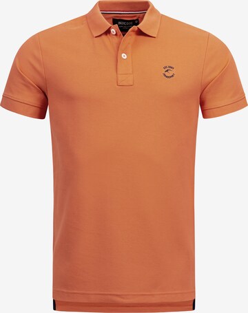 INDICODE JEANS Shirt ' Wadim ' in Orange: front