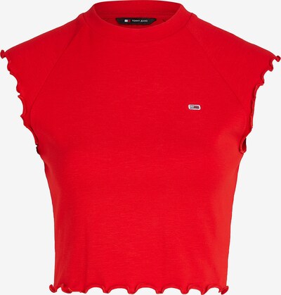 Tommy Jeans T-Shirt 'Essential' in dunkelblau / rot / weiß, Produktansicht