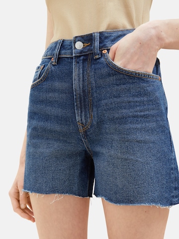 TOM TAILOR DENIM Regular Shorts in Blau