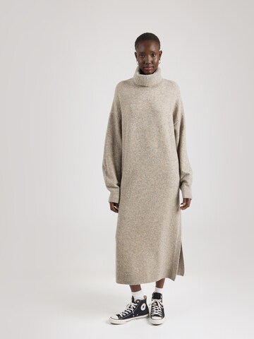 WEEKDAY Knit dress 'Annie' in Grey: front