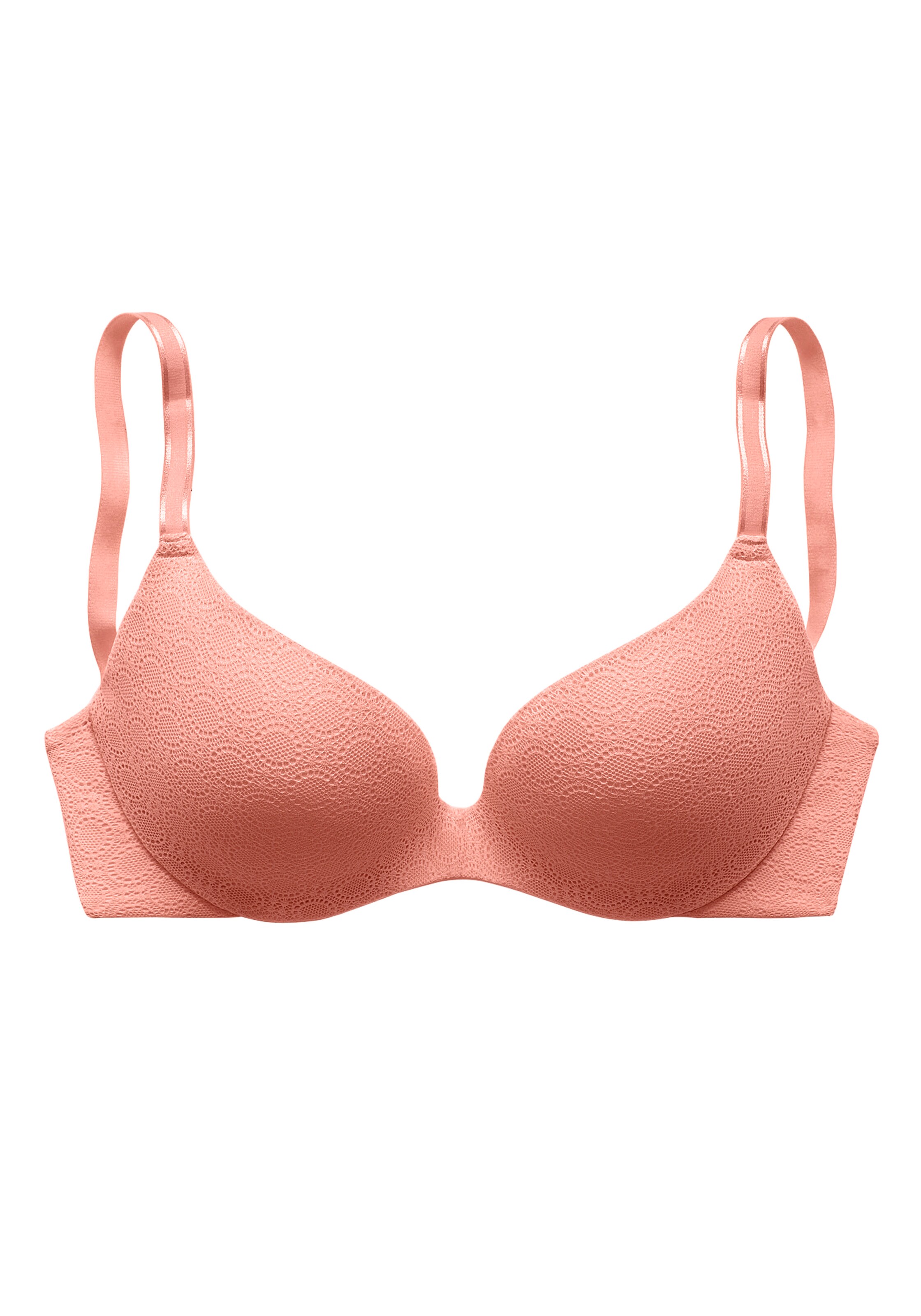 NUANCE Push-up Bra in Pink: front