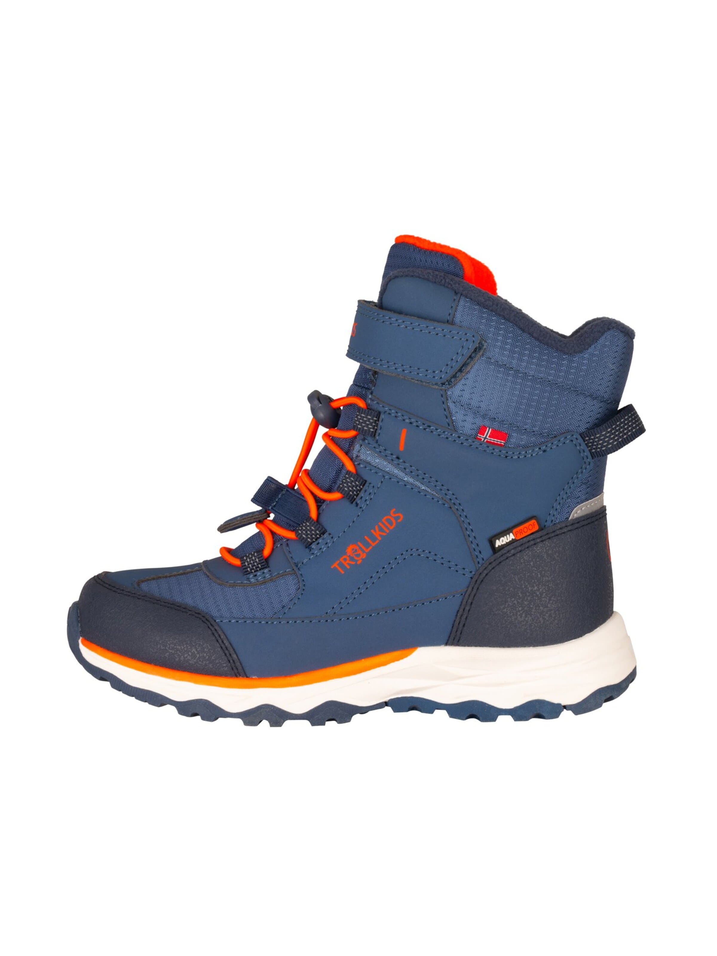 TROLLKIDS Snow Boots in Blue: front