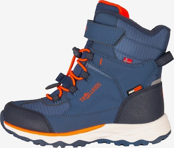 TROLLKIDS Snow Boots in Blue: front