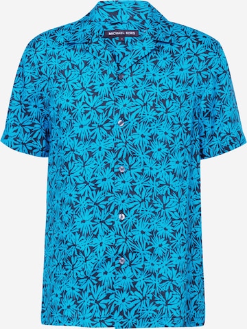 Michael Kors - Ajuste regular Camisa en azul: frente
