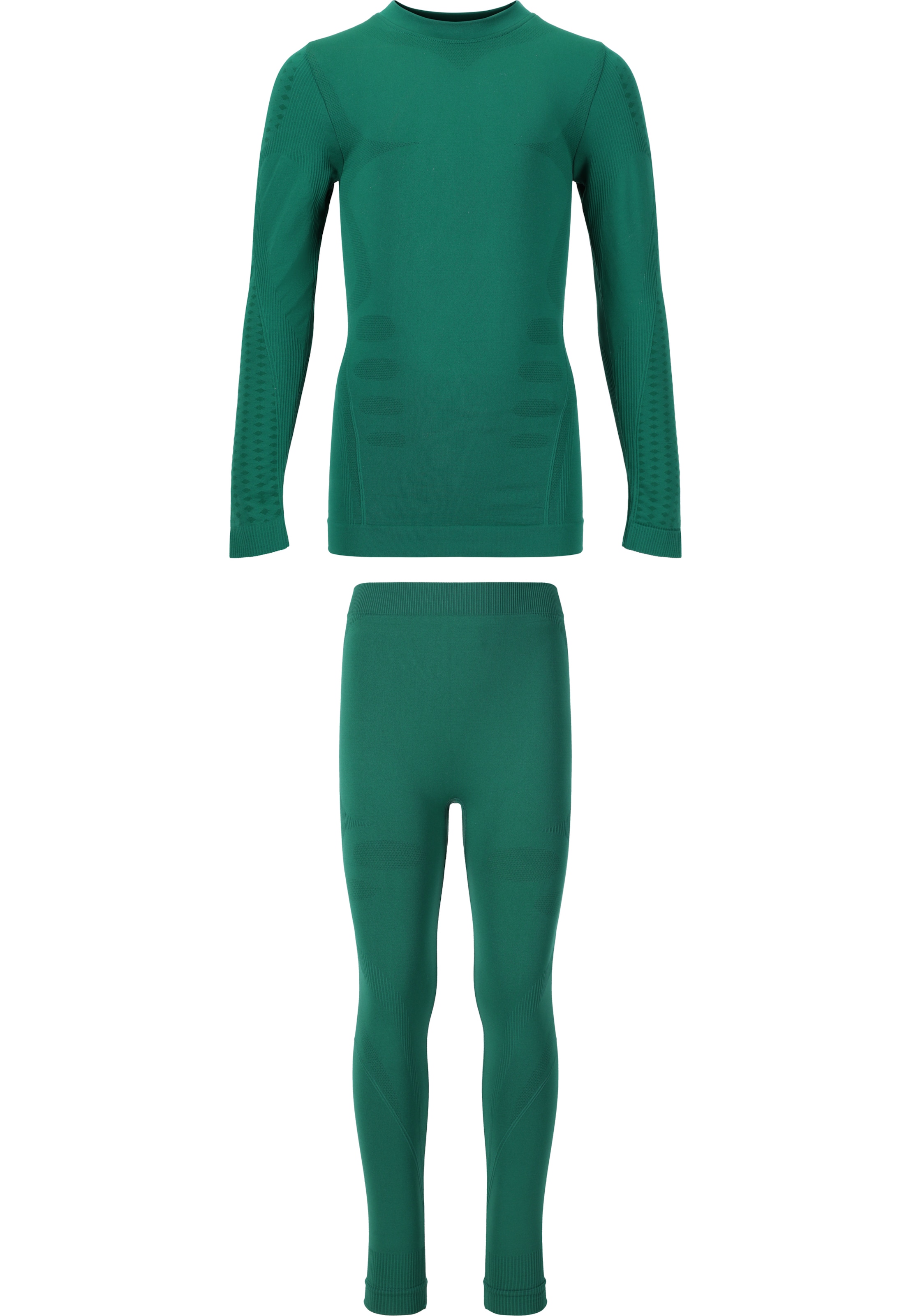 ZigZag Underwear Set in Green: front