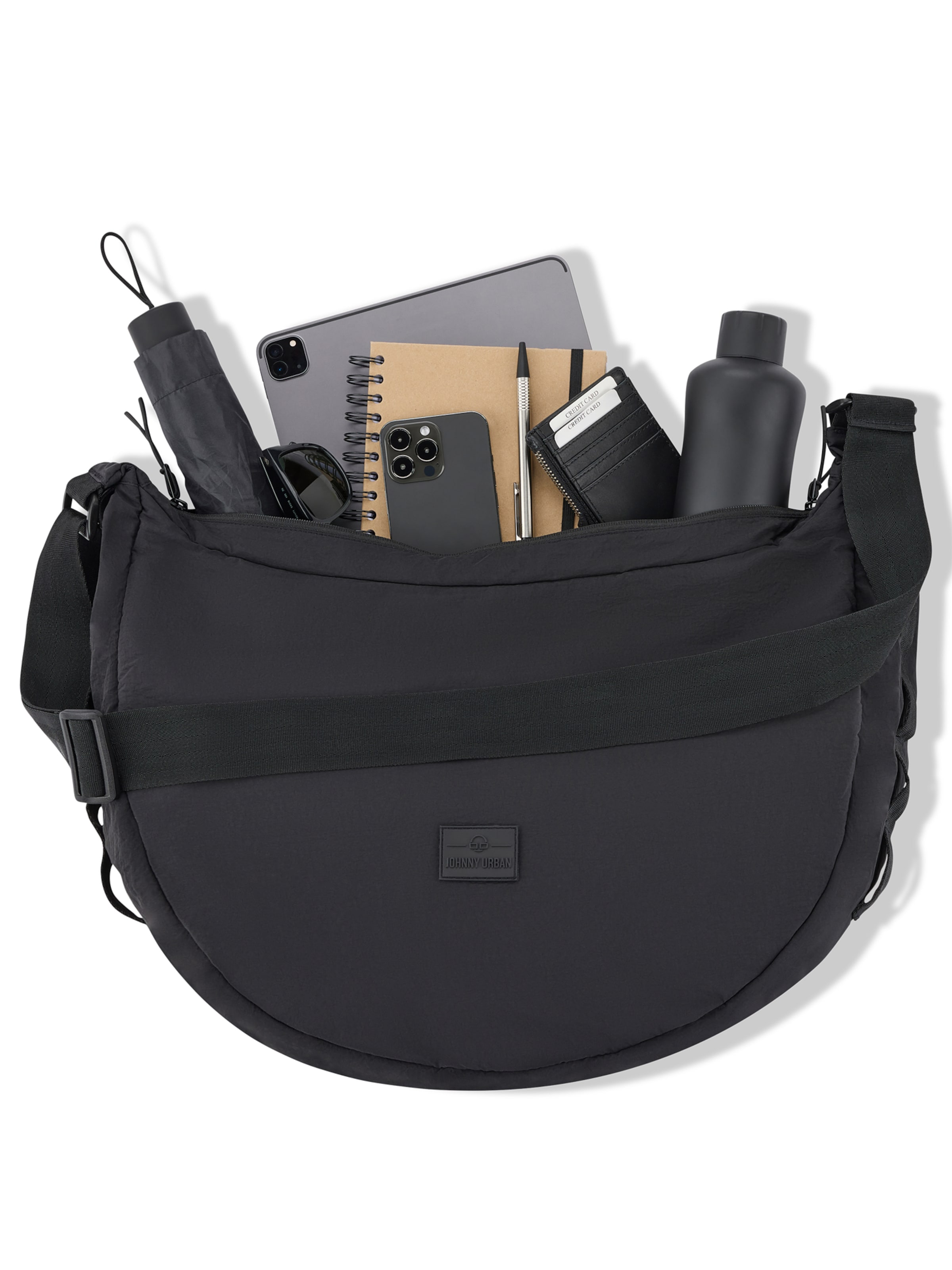 Johnny Urban Taška cez rameno 'Kaia XL' - Čierna