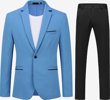 Youthup Slim fit Suit in Blue: front