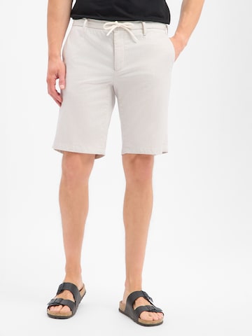 Alberto Regular Pants 'Jump-K' in White: front