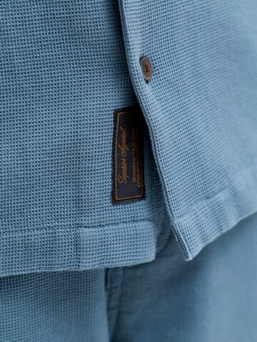 Jack & Jones Junior Comfort Fit Πουκάμισο 'JJGLOBAL' σε μπλε