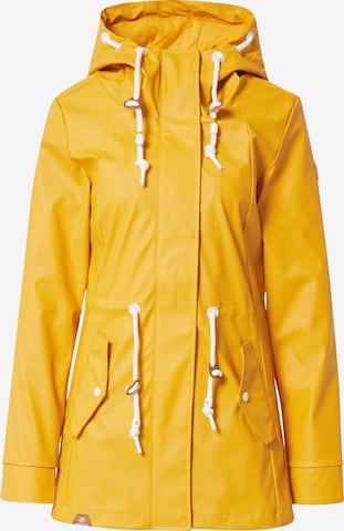 Ragwear Performance Jacket 'Monadis' in Yellow: front
