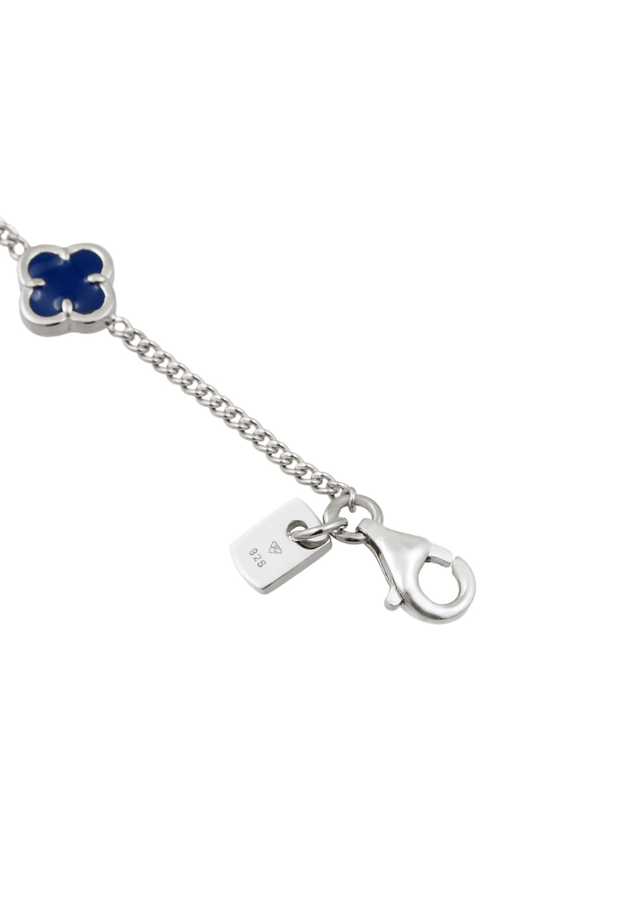 Bracelet 'Kleeblatt' KUZZOI en argent