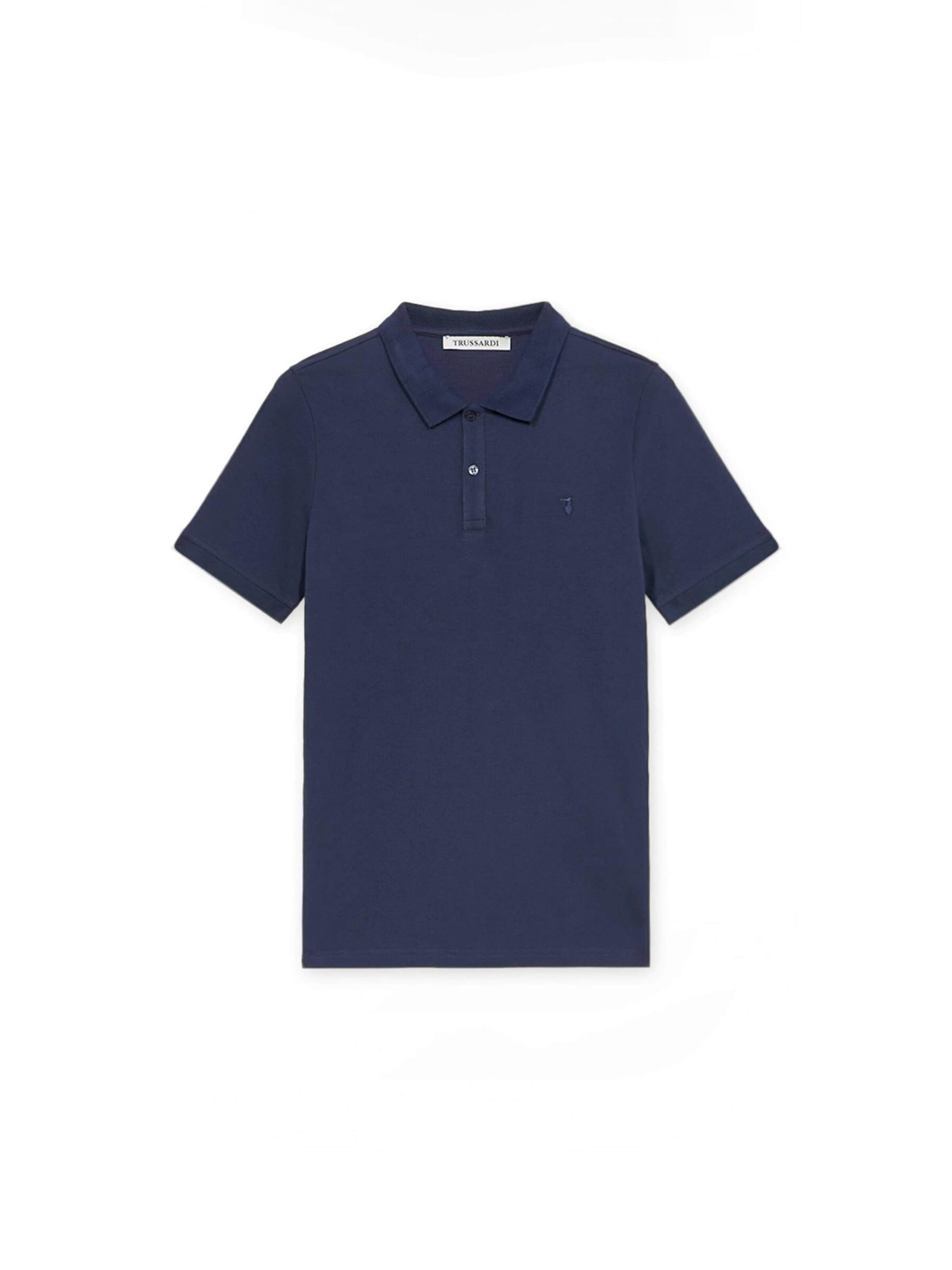 Trussardi - Camiseta de fútbol en azul: frente
