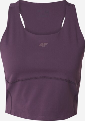 4F Sports top in Purple: front