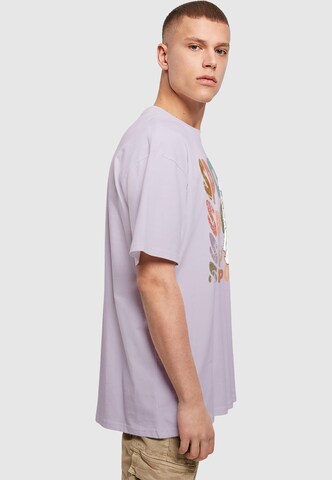 T-Shirt 'Halloween - Spooky Ghost' Merchcode en violet