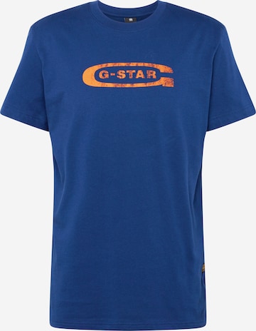 G-Star RAW - Camiseta en azul: frente