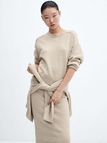 MANGO Sweater 'GIZMO' in Beige: front