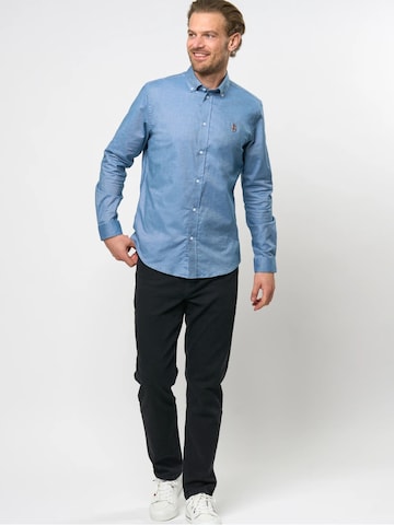 U.S. POLO ASSN. Regular fit Overhemd 'Calvert' in Groen