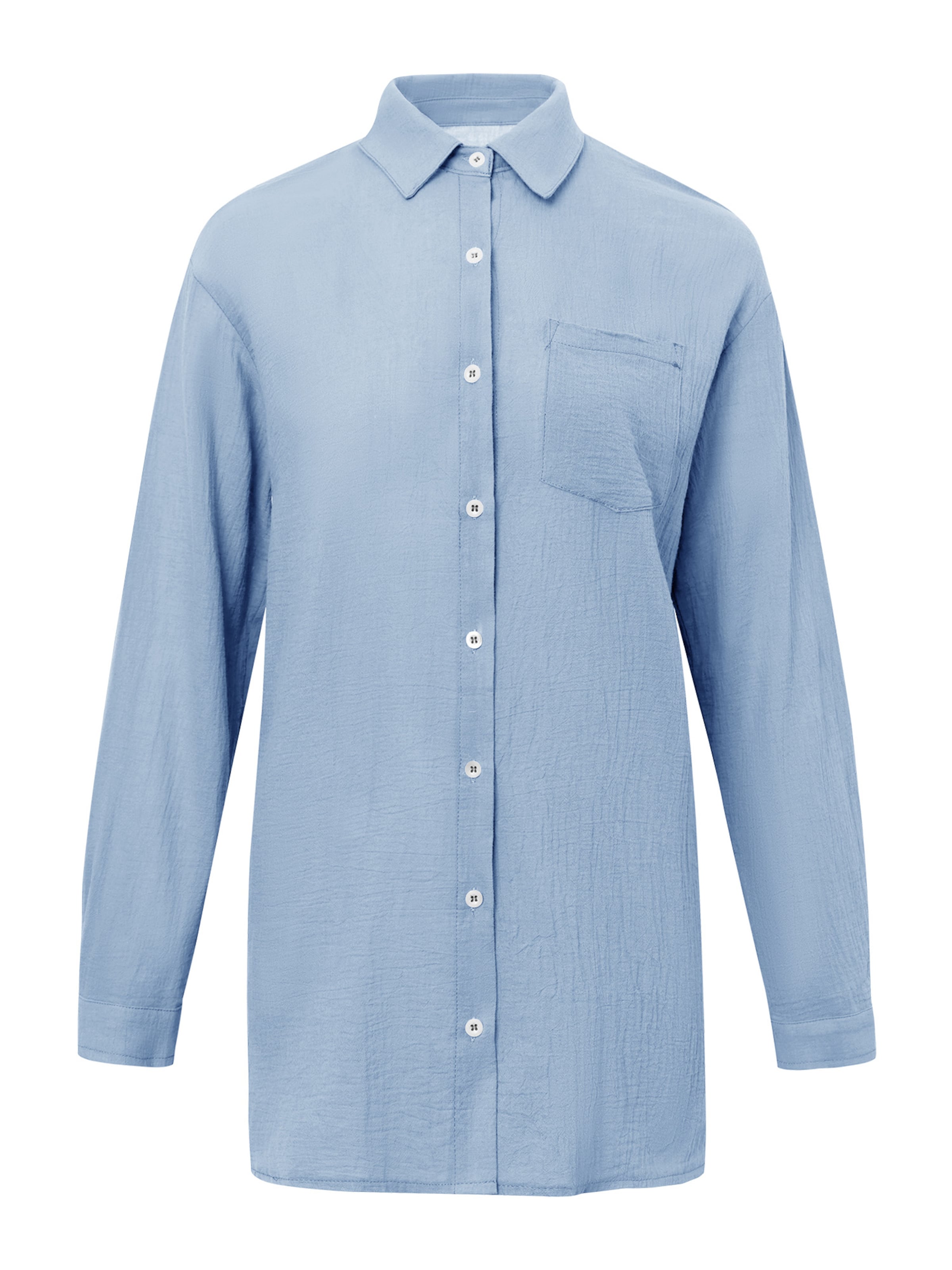 Imily Bela - Blusa en azul: frente