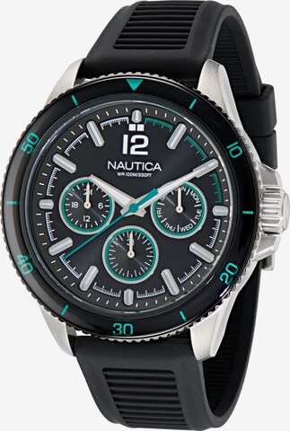 NAUTICA Analog Watch 'WINDROSE ' in Silver: front