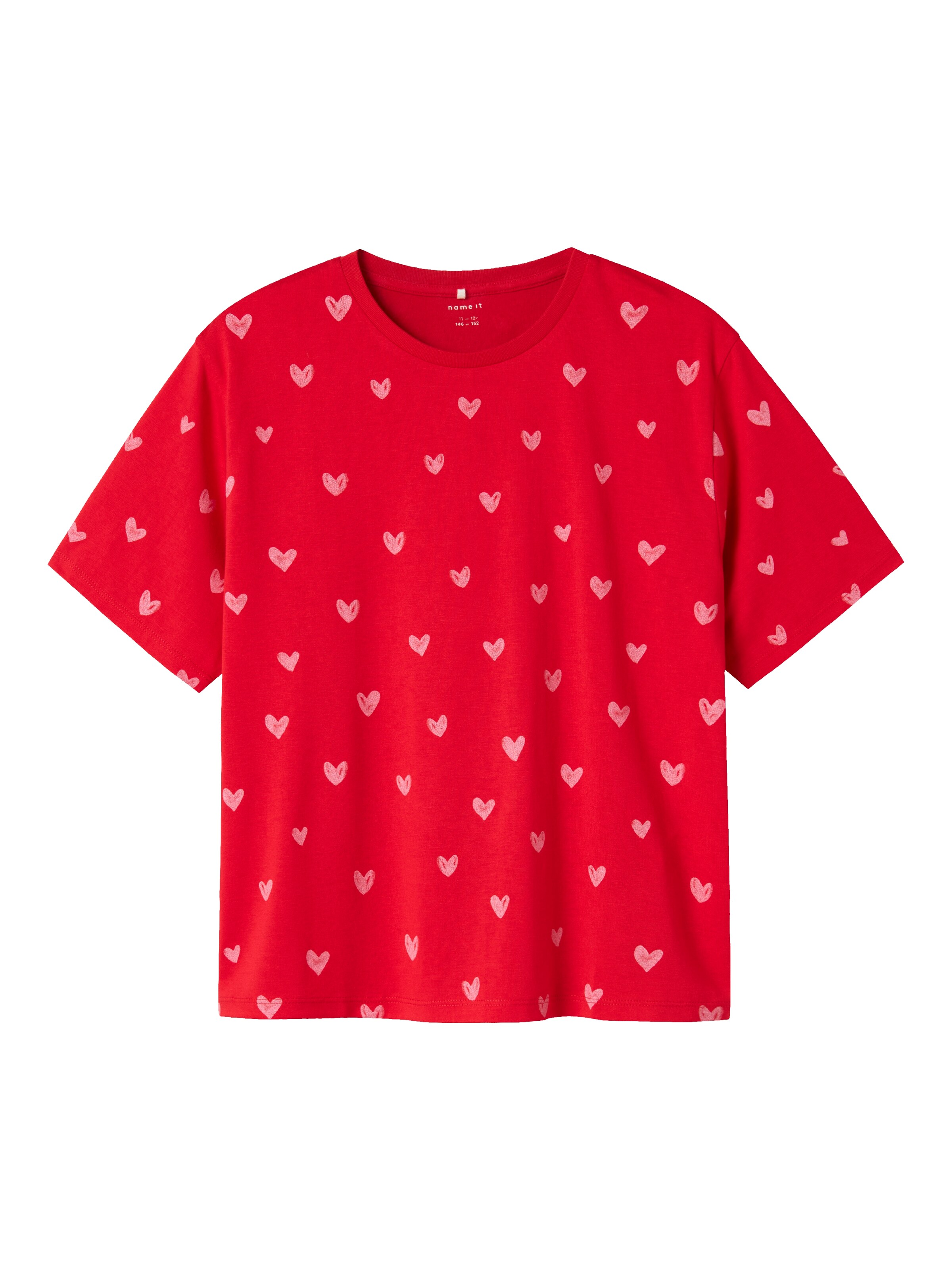 NAME IT Тениска 'FARSO' в червено: отпред