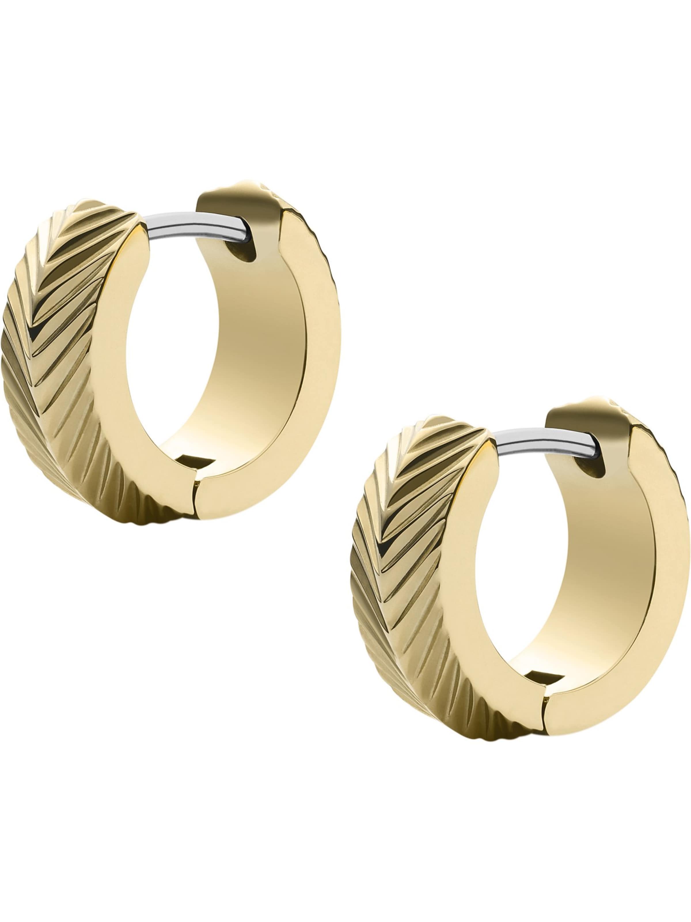 zelts FOSSIL Auskari 'Harlow': no priekšpuses