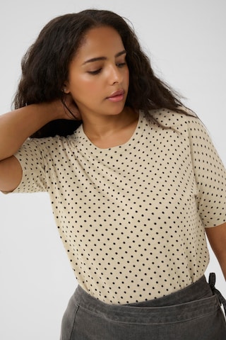 KAFFE CURVE Trui 'lizzy' in Beige