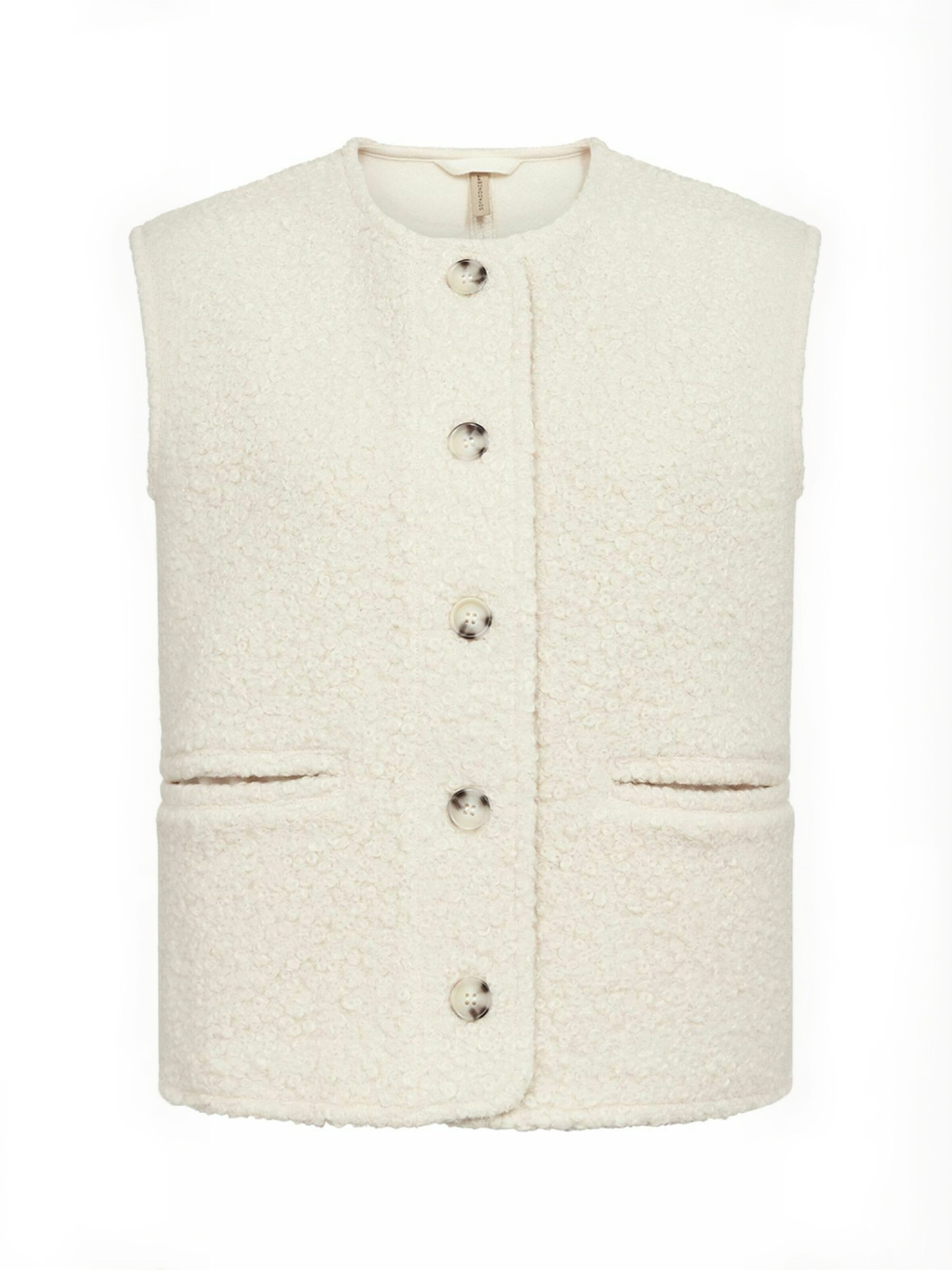 Gilet ' SC-SHAIMA ' Soyaconcept en blanc : devant