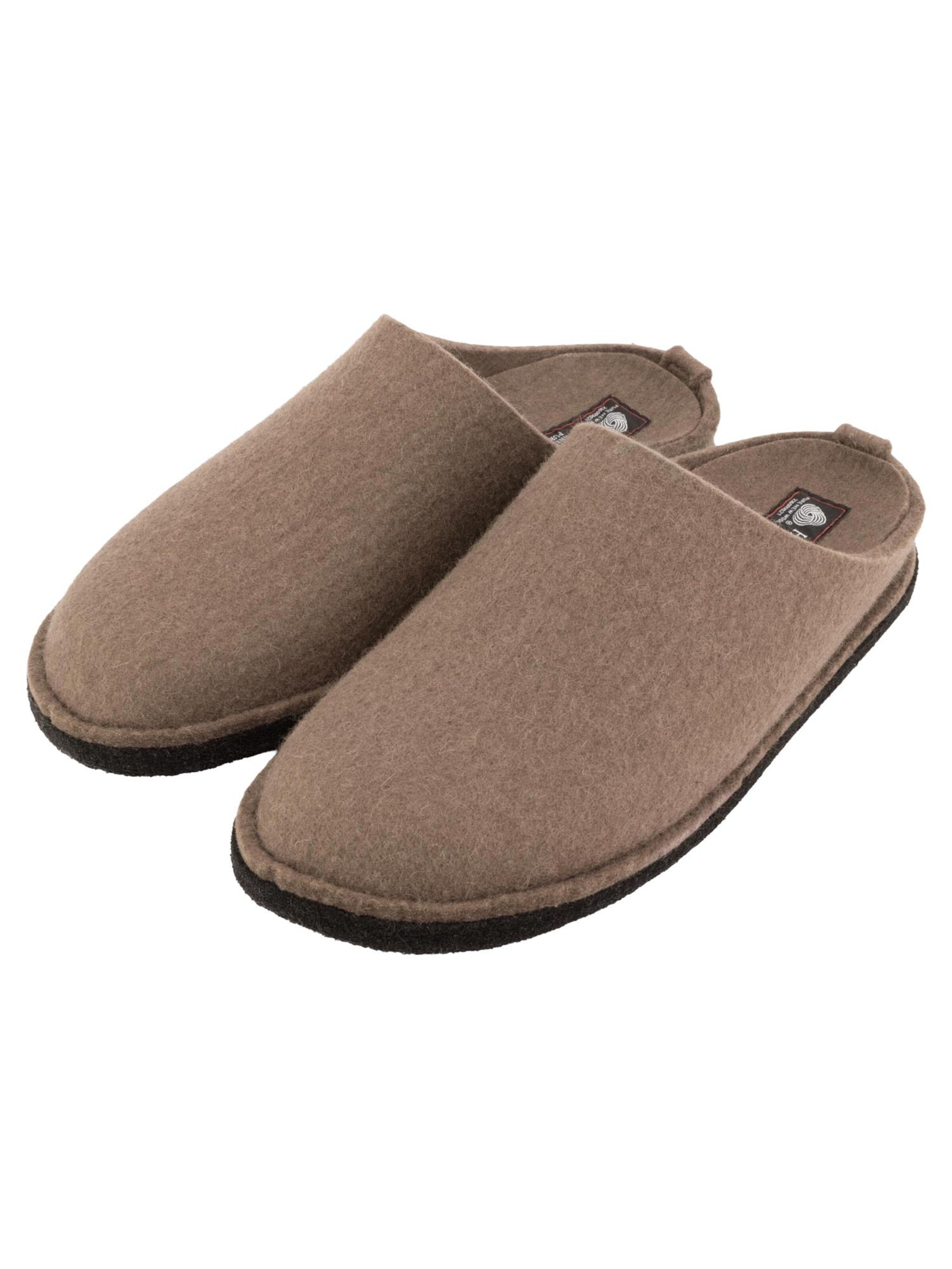 HAFLINGER Slippers 'Flair Soft' in Grey