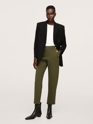 MANGO Regular Pants 'Dorado' in Green