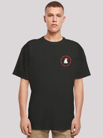 T-Shirt F4NT4STIC en noir : devant