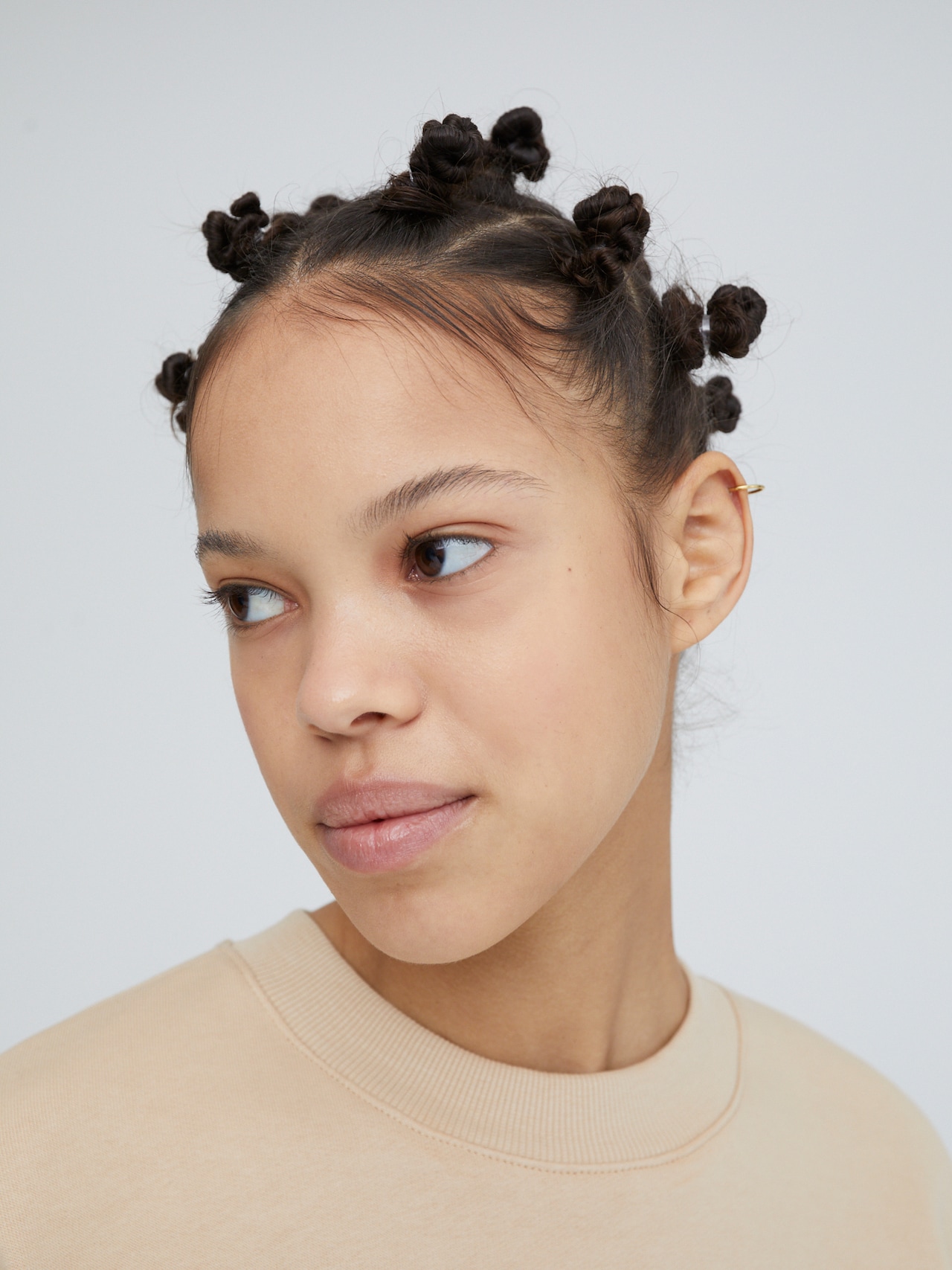 EDITED Sudadera 'Geri ' marrón claro