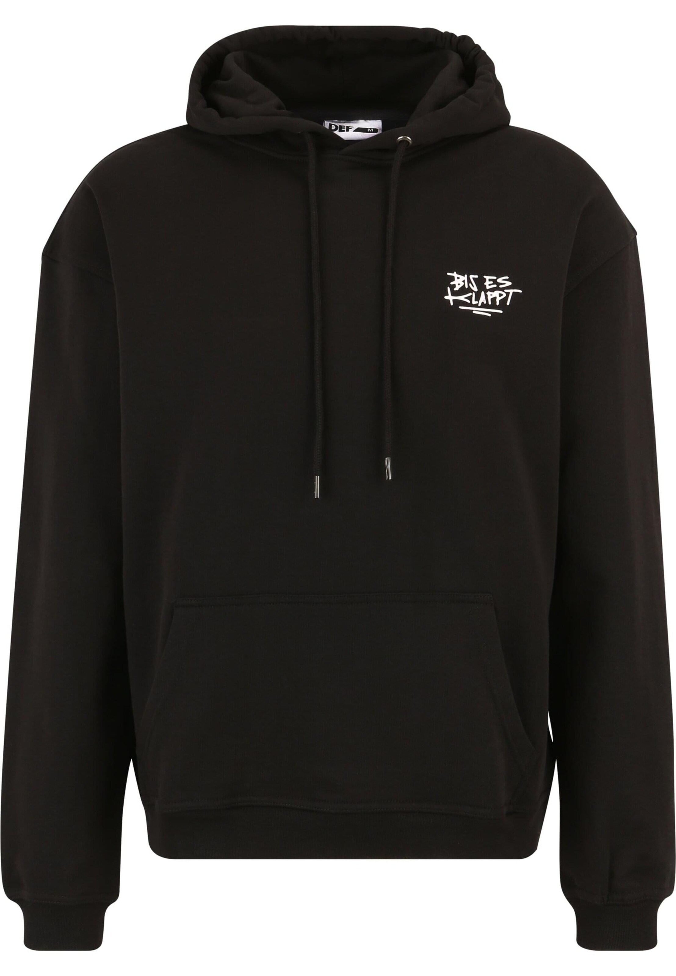 DEF Sweatshirt 'Cherry' in Black: front