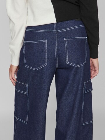 Wide Leg Jeans cargo 'KURILA' VILA en bleu