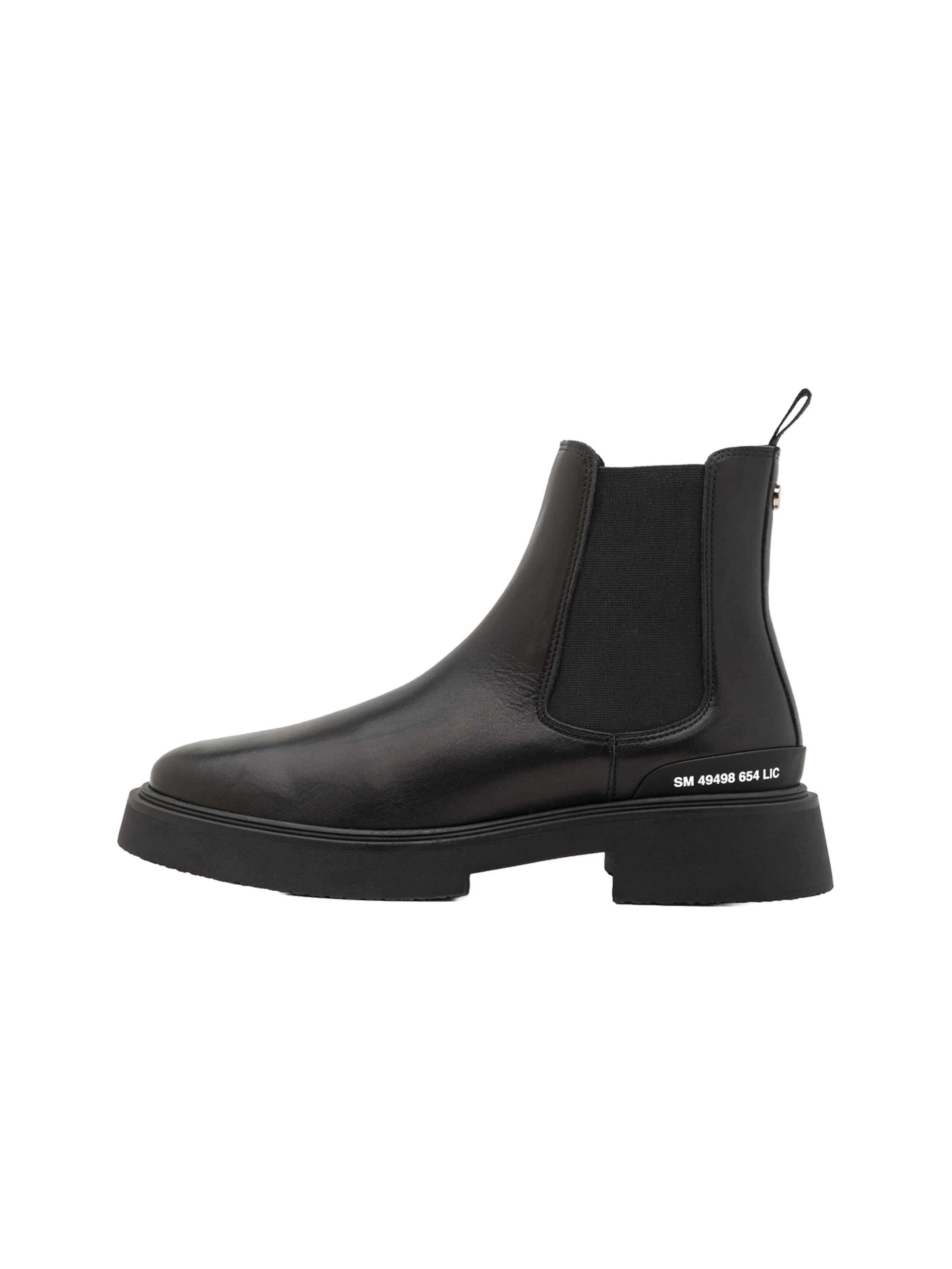 STEVE MADDEN Μπότες chelsea 'Zhane' σε μαύρο: μπροστά