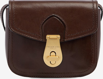 The Bridge Crossbody Bag in Brown: front